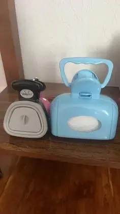 Customer photo of the Dog Pooper Picker next to a blue bag dispenser